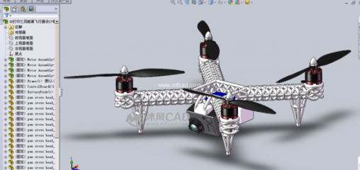 3D打印之四旋翼飞行器 从模型设计到创新应用
