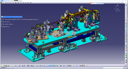 汽车纵梁混合夹具设计模型构建与应用