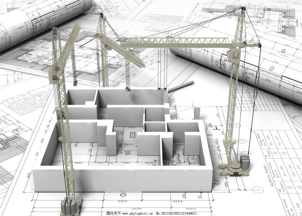 3d建筑设计模型图纸图片
